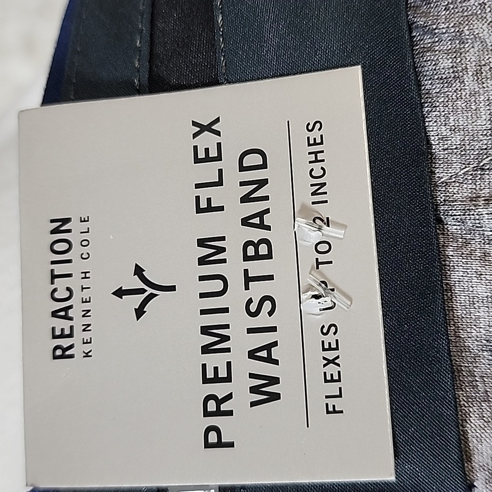 Kenneth Cole Reaction Men's Blue Pants Brand New Skinny Fit - Picture 13 of 15